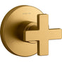 Kohler - Composed MasterShower transfer valve trim with cross handle - Vibrant Brushed Moderne Brass