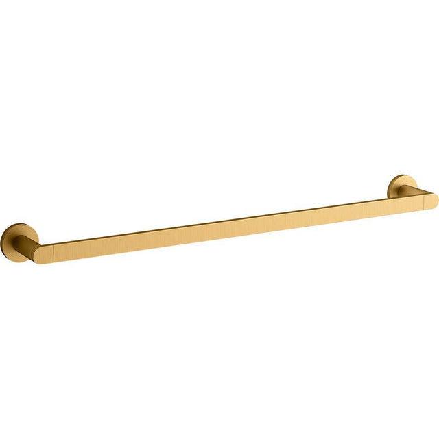 Kohler - Composed 24'' towel bar - Vibrant Brushed Moderne Brass