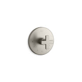 Kohler - Composed MasterShower temperature control valve trim with cross handle - Vibrant Brushed Nickel