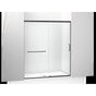 Kohler - Elate Sliding shower door, 75-1/2'' H x 62-1/4 - 65-5/8'' W, with heavy 5/16'' thick Crystal Clear glass - Matte Black