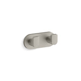 Kohler - Composed Double robe hook - Vibrant Brushed Nickel