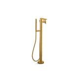 Composed Floor-mount bath filler trim with handshower