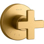 Kohler - Composed MasterShower volume control valve trim with cross handle - Vibrant Brushed Moderne Brass