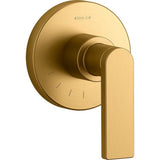 Kohler - Composed MasterShower volume control valve trim with lever handle - Vibrant Brushed Moderne Brass