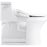 San Souci Hidden cord one-piece compact elongated toilet with concealed trapway, 1.28 gpf toilet