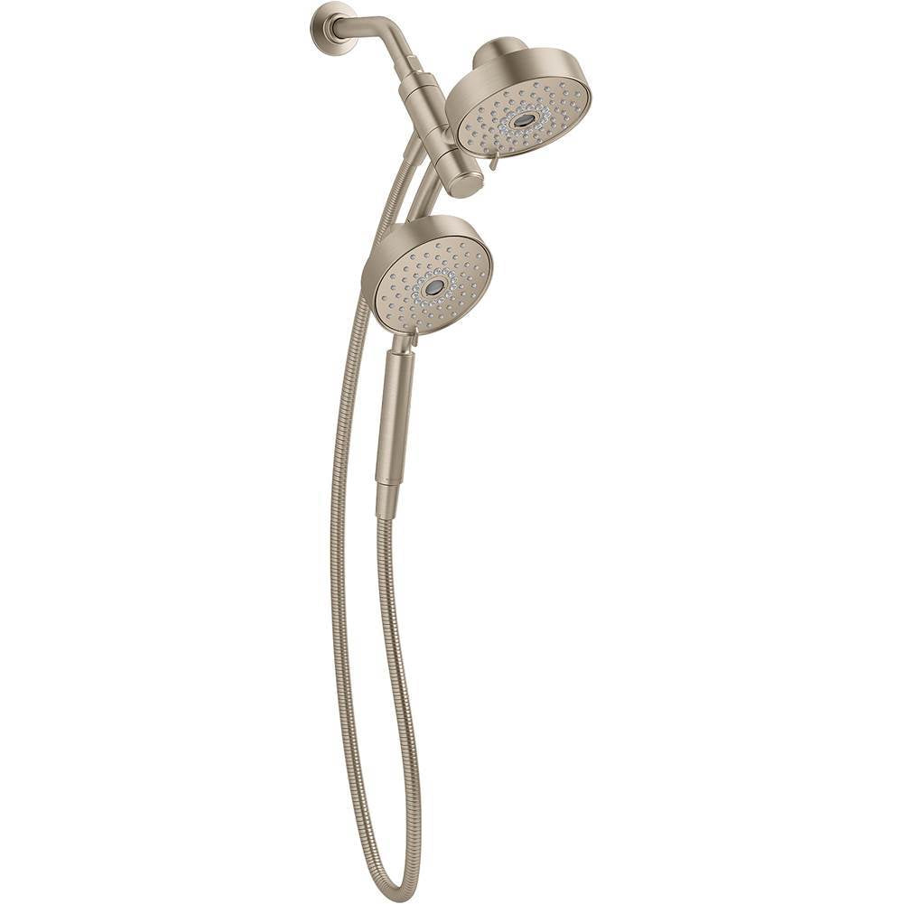 Kohler - Purist 2-in-1 multifunction 1.75 gpm shower combo kit - Vibrant Brushed Bronze
