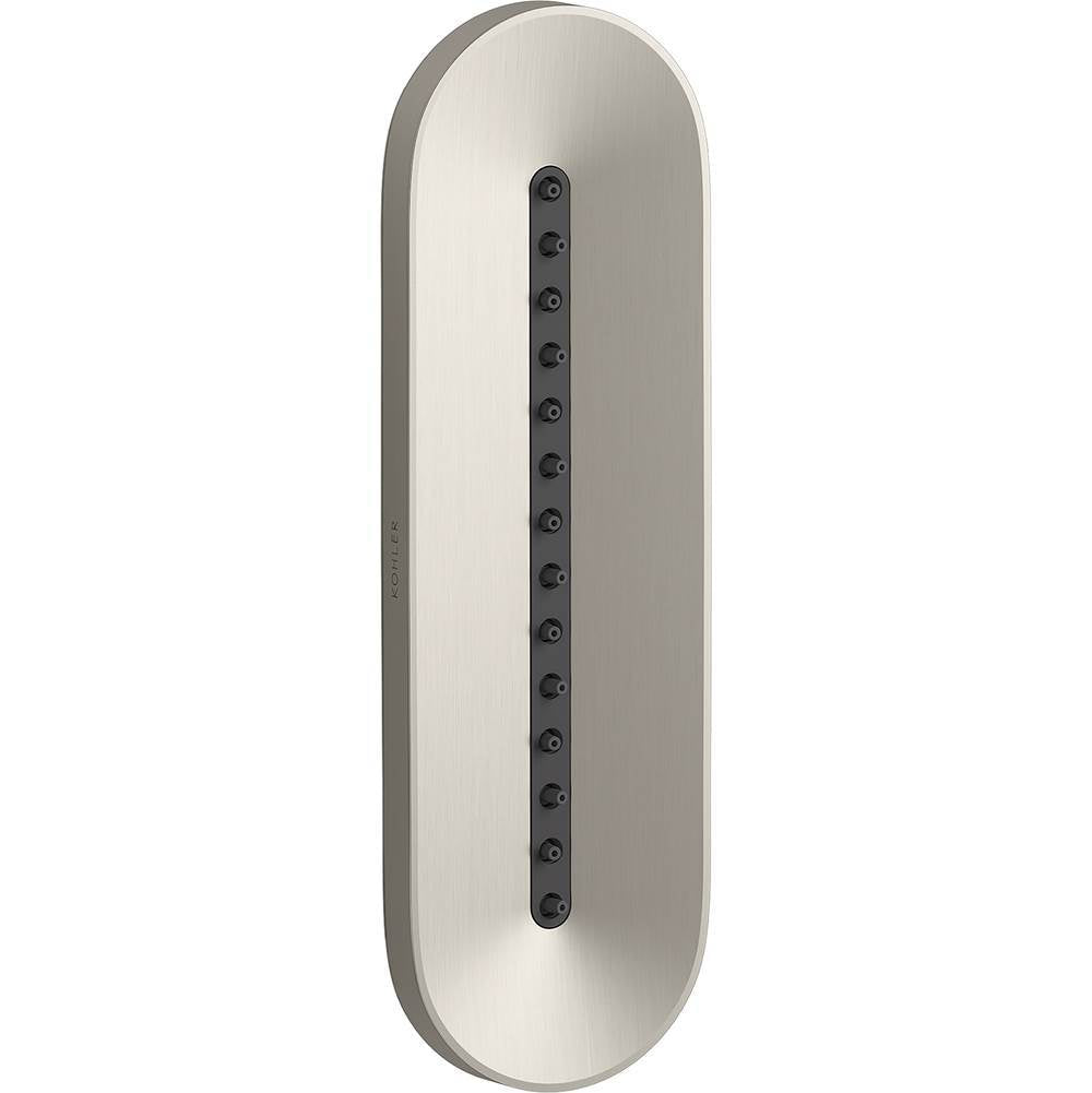 Kohler - Statement Oblong Vichy single-function body spray, 2.5 gpm - Vibrant Brushed Nickel