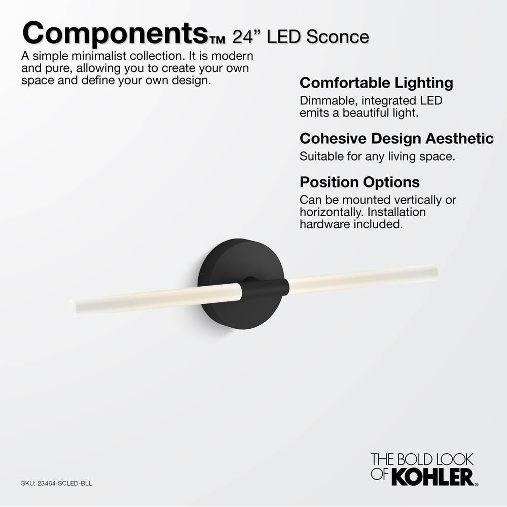 ComponentsE Two-light LED sconce
