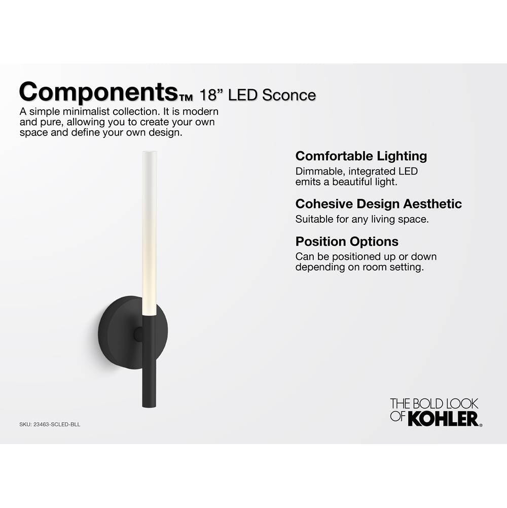 ComponentsE One-light LED sconce