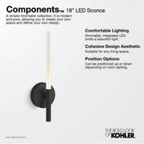 ComponentsE One-light LED sconce