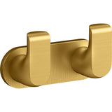 Kohler - Avid Double robe hook - Vibrant Brushed Moderne Brass