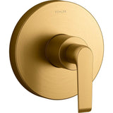 Kohler - Avid Rite-Temp valve trim with lever handle - Vibrant Brushed Moderne Brass