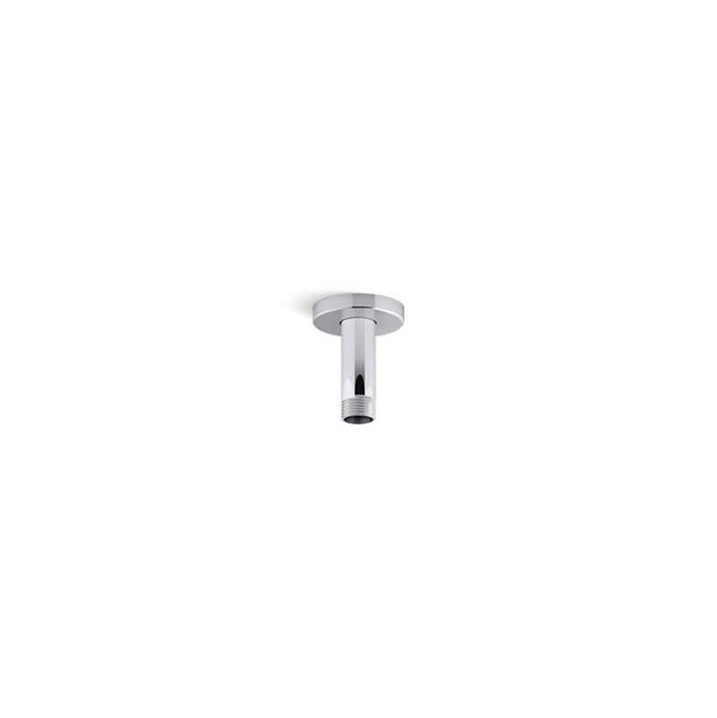 Kohler - Statement 3'' ceiling-mount single-function rainhead arm and flange - Vibrant Titanium