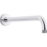 Kohler - Statement 15-1/2'' wall-mount single-function rainhead arm and flange - Polished Chrome