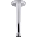 Kohler - Statement 6'' ceiling-mount single-function rainhead arm and flange - Polished Chrome