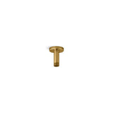 Kohler - Statement 3'' ceiling-mount single-function rainhead arm and flange - Vibrant Brushed Moderne Brass