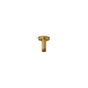 Kohler - Statement 3'' ceiling-mount single-function rainhead arm and flange - Vibrant Brushed Moderne Brass