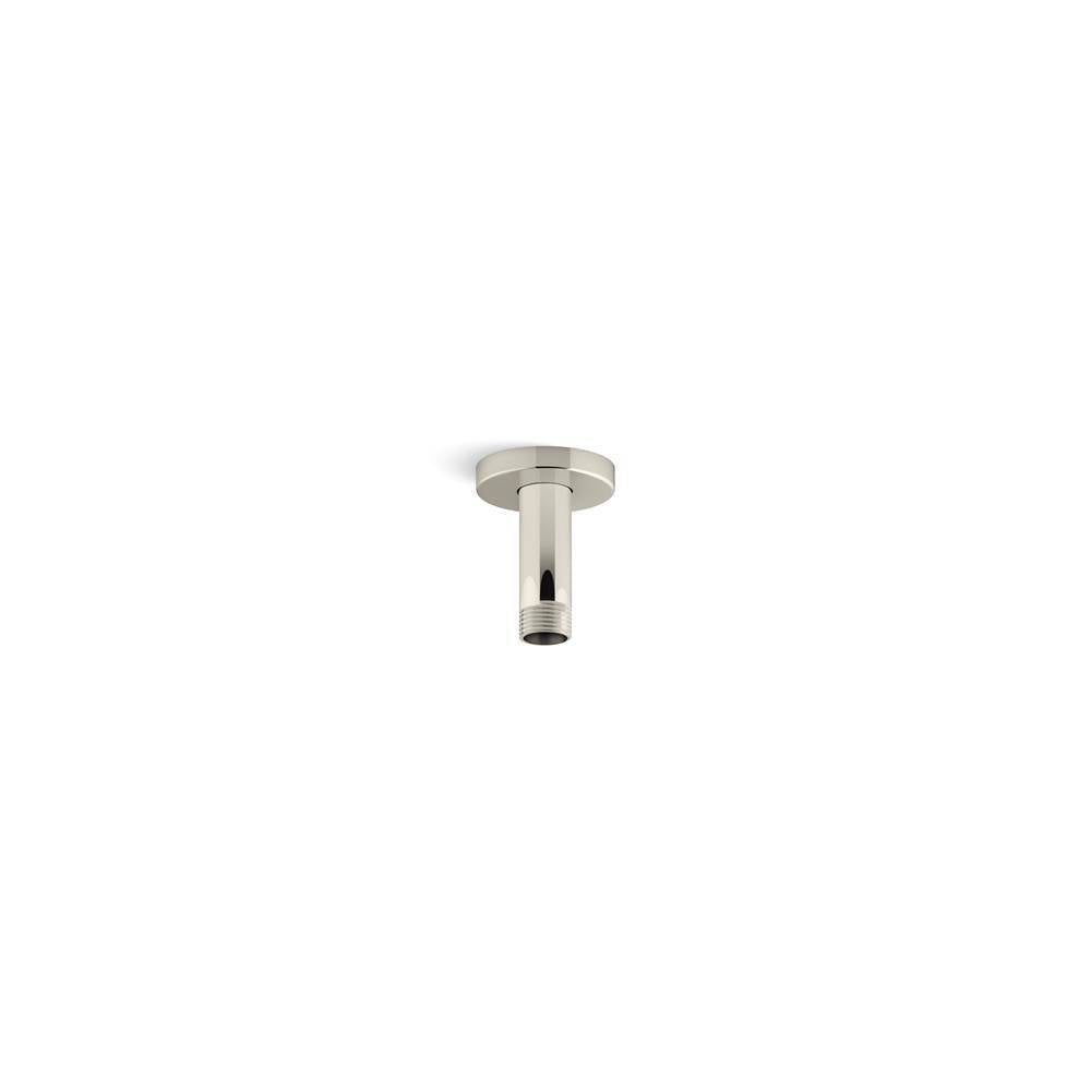 Statement 3'' ceiling-mount single-function rainhead arm and flange