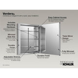Verdera 34'' x 40'' medicine cabinet