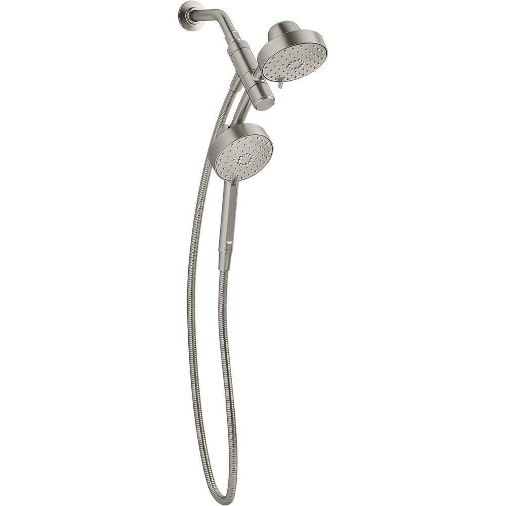 Kohler - Awaken 2-in-1 multifunction 1.75 gpm shower combo kit - Vibrant Brushed Nickel