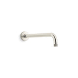 Statement 15-1/2'' wall-mount single-function rainhead arm and flange