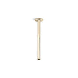 Statement 12'' ceiling-mount single-function rainhead arm and flange