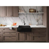Ironridge 34'' undermount single-bowl farmhouse kitchen sink