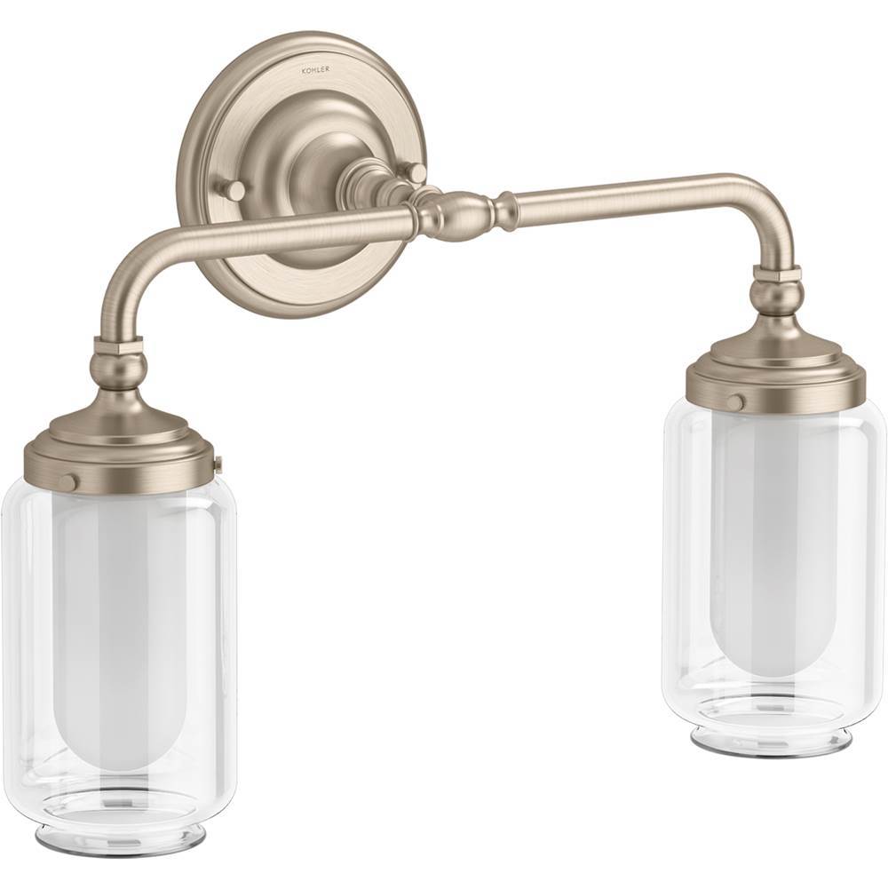 Kohler - Artifacts Two-light sconce - Brushed Bronze