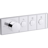 Kohler - Anthem Three-outlet recessed mechanical thermostatic valve control - Polished Chrome