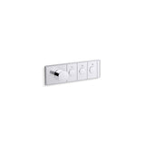 Kohler - Anthem Three-outlet recessed mechanical thermostatic valve control - Vibrant Titanium