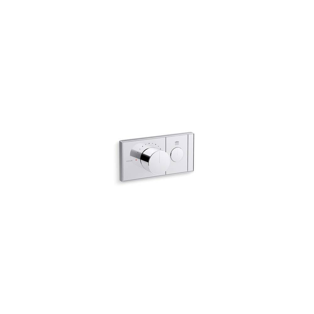 Kohler - Anthem One-outlet recessed mechanical thermostatic valve control - Vibrant Titanium