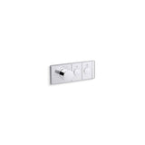 Kohler - Anthem Two-outlet recessed mechanical thermostatic valve control - Vibrant Titanium