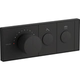 Kohler - Anthem Two-outlet recessed mechanical thermostatic valve control - Matte Black