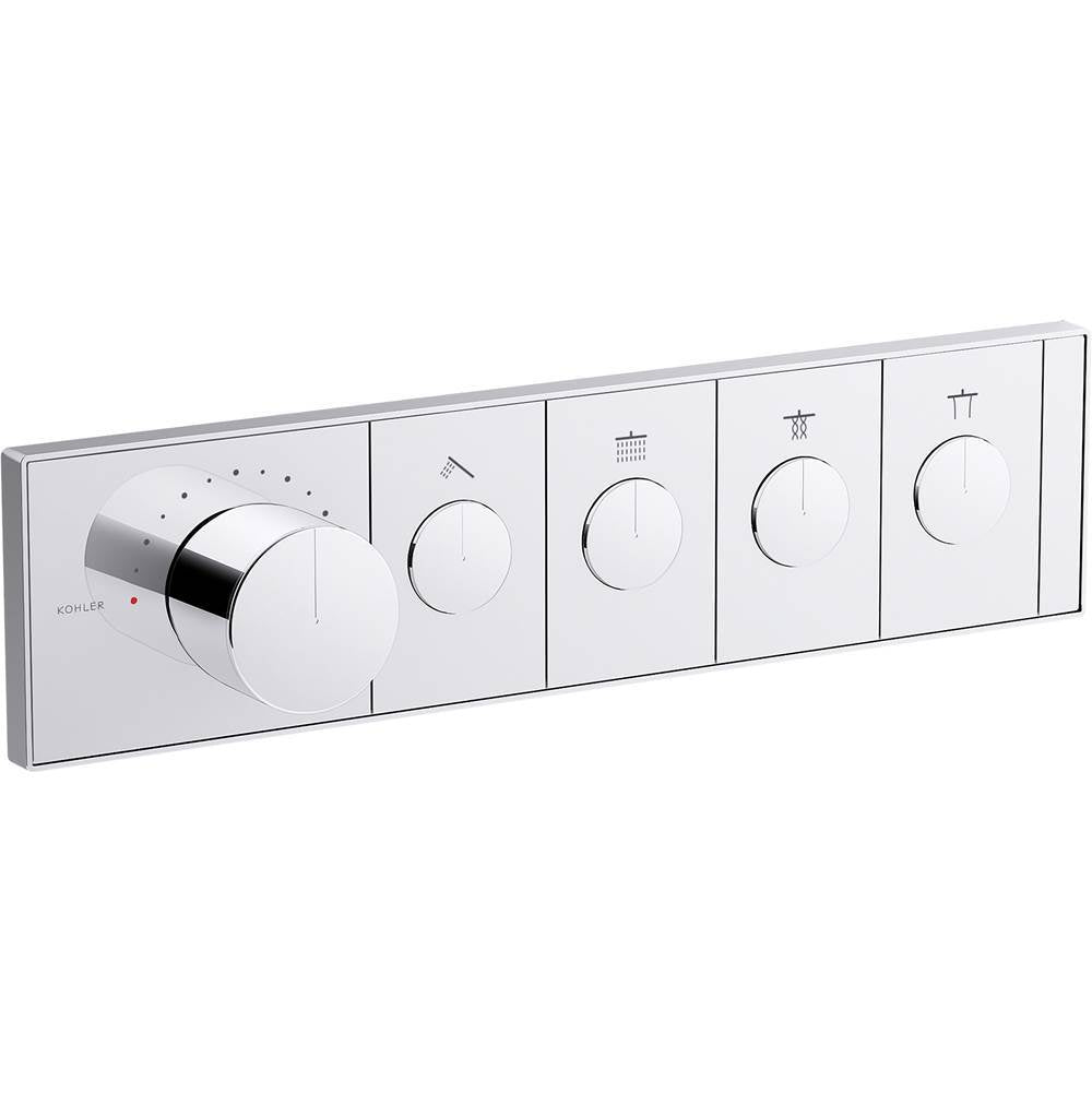 Kohler - Anthem Four-outlet recessed mechanical thermostatic valve control - Polished Chrome