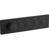 Kohler - Anthem Four-outlet recessed mechanical thermostatic valve control - Matte Black