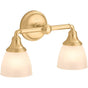 Kohler - Devonshire Two-light sconce - Brushed Moderne Brass