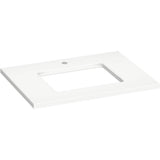 Kohler - Silestone 31'' quartz vanity top with rectangular cutout - Miami White