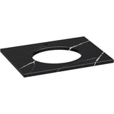 Kohler - Silestone 31'' quartz vanity top with oval cutout - Eternal Marquina