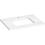 Kohler - Silestone 31'' quartz vanity top with rectangular cutout - Eternal Statuario