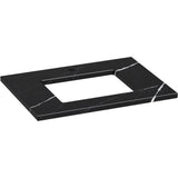 Kohler - Silestone 31'' quartz vanity top with rectangular cutout - Eternal Marquina