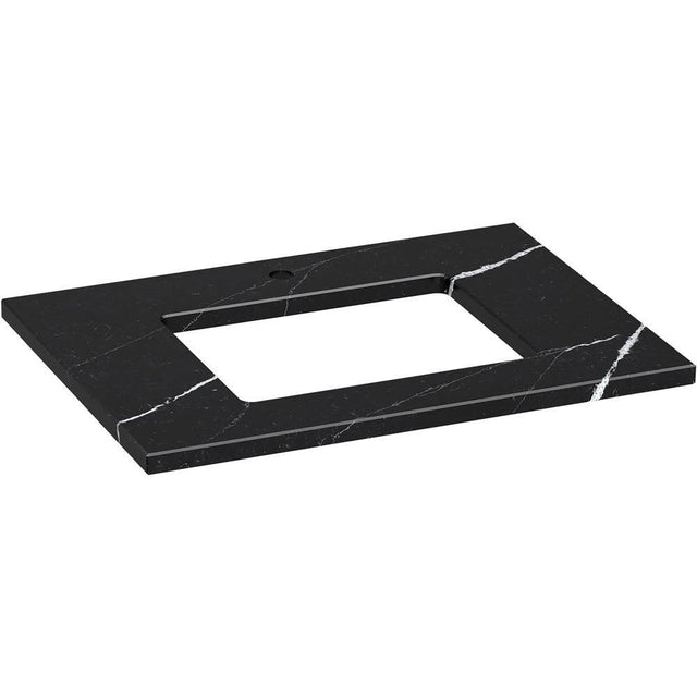 Kohler - Silestone 31'' quartz vanity top with rectangular cutout - Eternal Marquina
