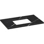 Kohler - Silestone 37'' quartz vanity top with rectangular cutout - Eternal Marquina