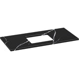 Kohler - Silestone 49'' quartz vanity top with rectangular cutout - Eternal Marquina
