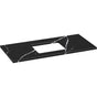 Kohler - Silestone 49'' quartz vanity top with rectangular cutout - Eternal Marquina
