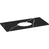 Kohler - Silestone 49'' quartz vanity top with oval cutout - Eternal Marquina