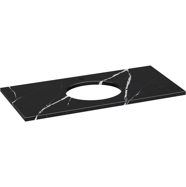 Kohler - Silestone 49'' quartz vanity top with oval cutout - Eternal Marquina