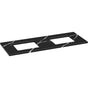 Kohler - Silestone 61'' quartz vanity top with two rectangular cutouts - Eternal Marquina