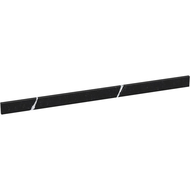 Kohler - Silestone quartz 61'' backsplash - Eternal Marquina