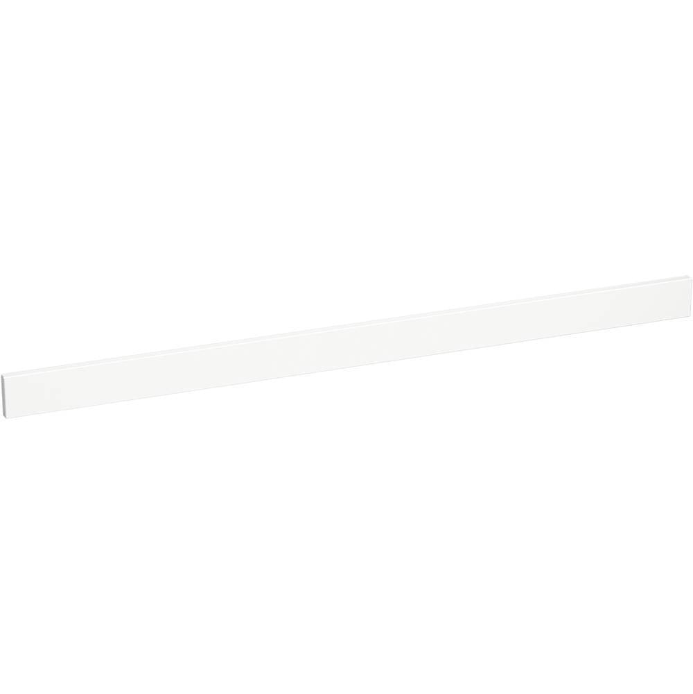 Kohler - Silestone quartz 61'' backsplash - Miami White