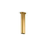 Statement 10'' ceiling-mount two-function rainhead arm and flange